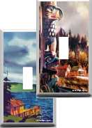 decorative switchplates by West Coast Artists