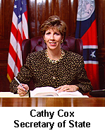 Secretary of State Cathy Cox