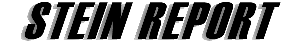 Welcome to the Stein Report
