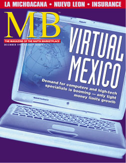 Virtual Mexico Cover for December 1999.