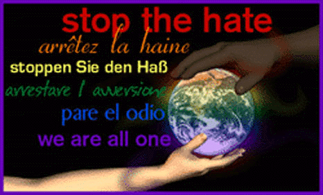 "Stop the Hate" Multilingual