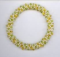 Silver, peridot,citrine