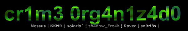 Cr1m3 0rg4n1z4d0!!