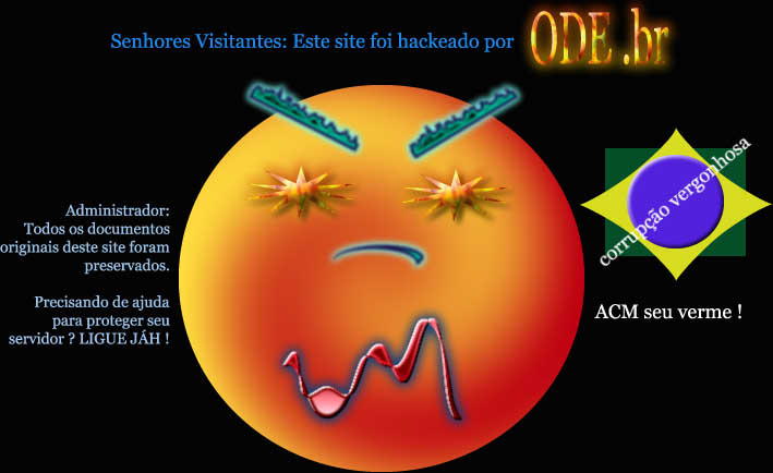 Administrador:

Todos os documentos

originais deste site foram

preservados.



Precisando de ajuda

para proteger seu

servidor ? LIGUE J�H !
